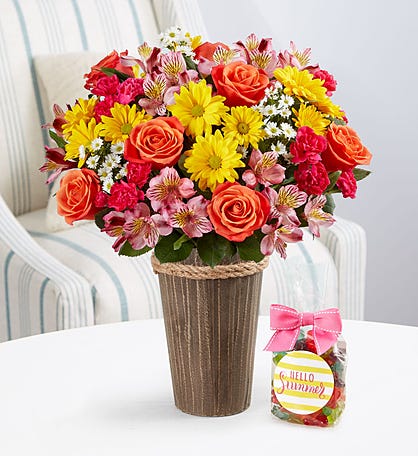 Summer Sunshine Bouquet + Free Candy